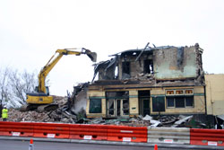 White Bay Hotel Demolition